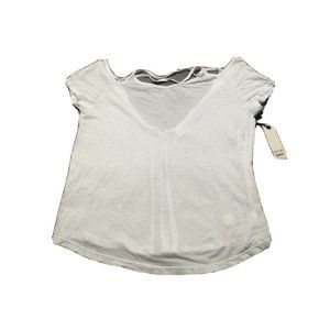 NWT Dakota Collective White Cold Shoulder top
